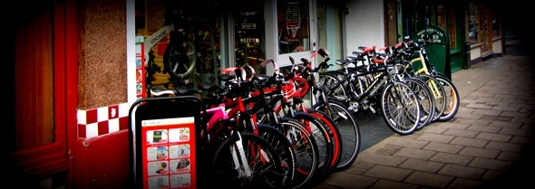 The red hot sale bike shop