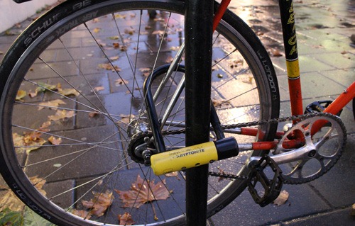 bicycle rear wheel lock