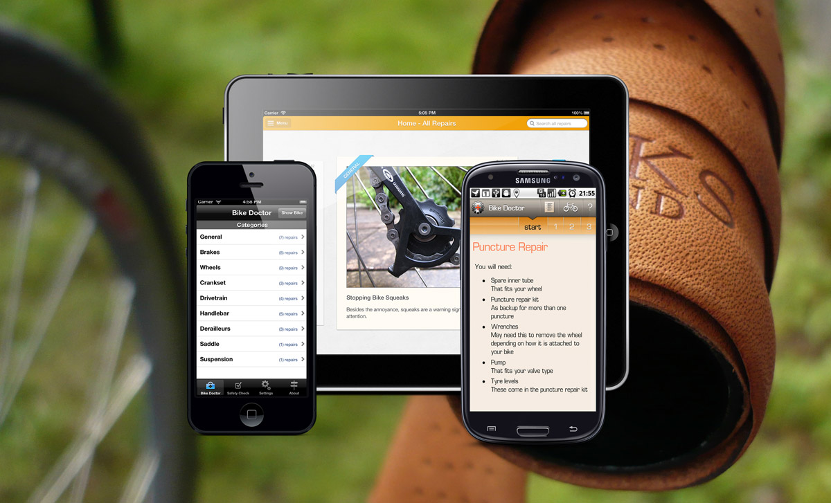 Bike Doctor brings bike maintenance to your iPad